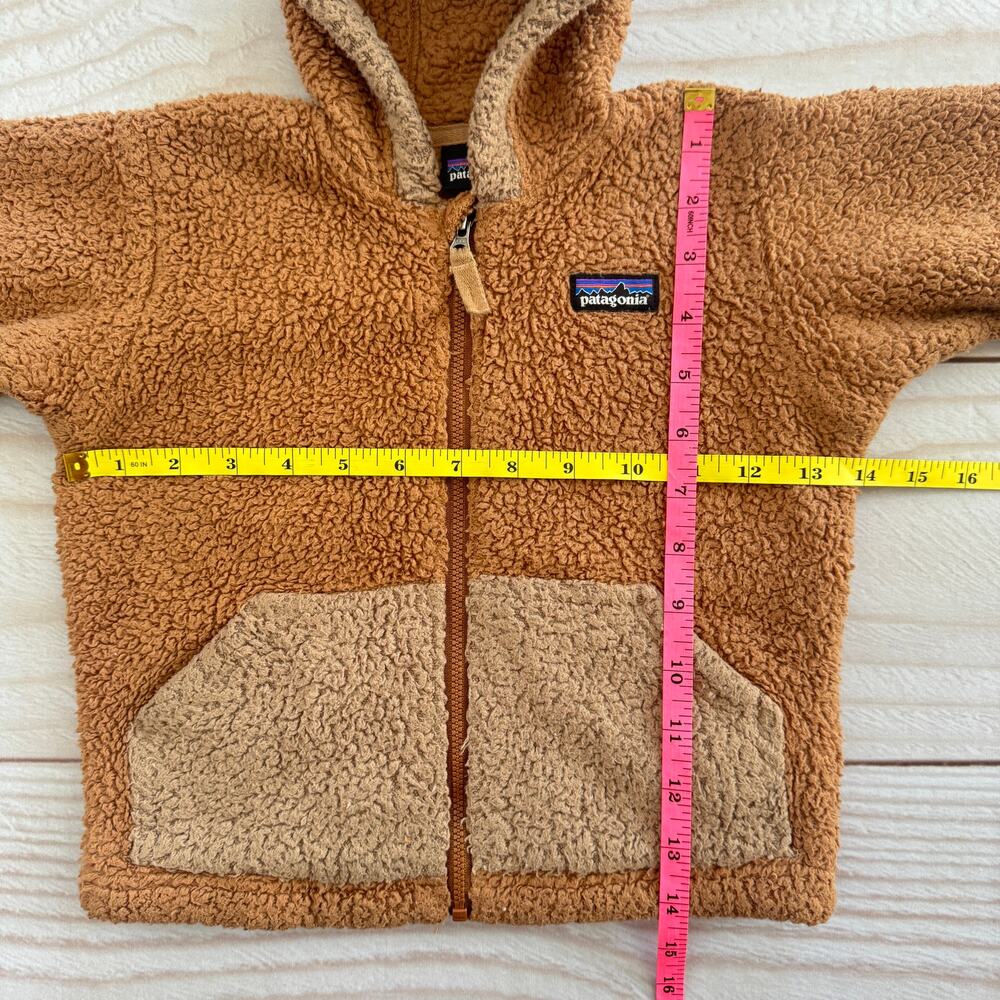 Patagonia Baby Toddler 2T Furry Friends Fleece Hoodie Toddler Bear Cub Ears - Picture 5 of 6